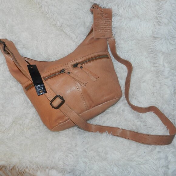 Latico Leather Gita Crossbody/Shoulder Bag in Walnut 🆕Ships Fast🆕⌚📦🏃💨🚚 - Picture 2 of 16
